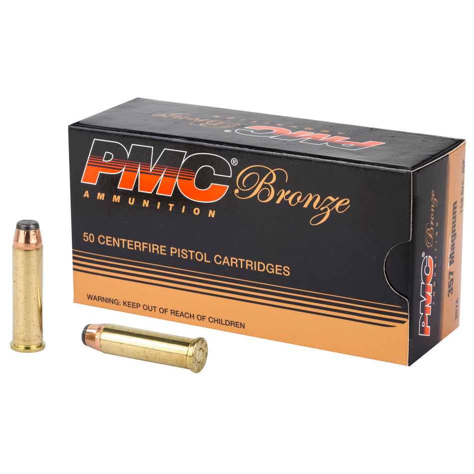 PMC Bronze 357 Magnum Ammo 158 Grain JSP - 50ct