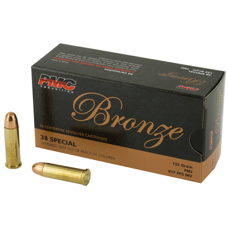 PMC 38G Bronze 38 Special 132 gr Full Metal Jacket (FMJ)