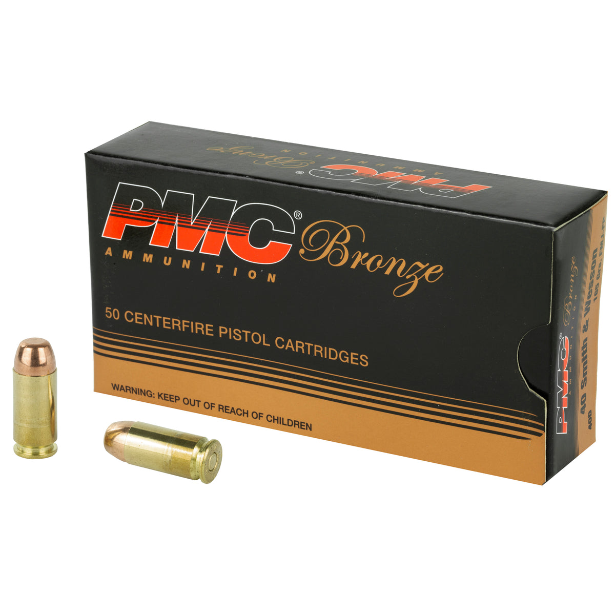 PMC Bronze Full Metal Jacket 165 Grain .40 S&W 989 fps