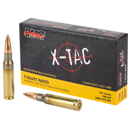 PMC XTAC .308/7.62x51mm 147 gr Full Metal Jacket (FMJ)