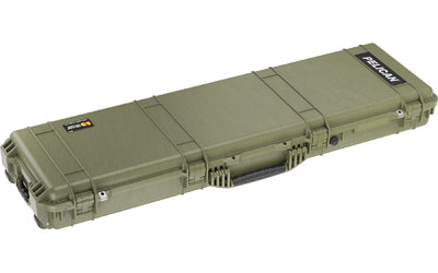 Pelican Protector 1750 Long Rolling Case, OD Green, 53.60"x16.05"x6.13", Fold-Down Handles