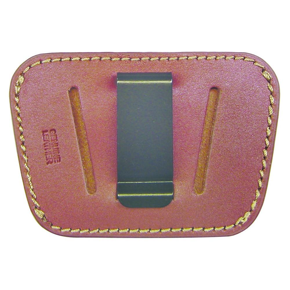Tan Leather Belt Slide Holster Fits Small and Medium Frame Auto Handguns