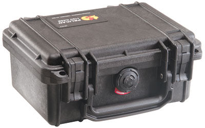 Pelican Protect Case 1120, Black, 7.5"x5"x3", Polycarbonate Shell
