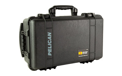 Pelican Protector 1510 Airline Carry-On Case, Black, 22"x13.81"x9", Stainless Steel Hardware