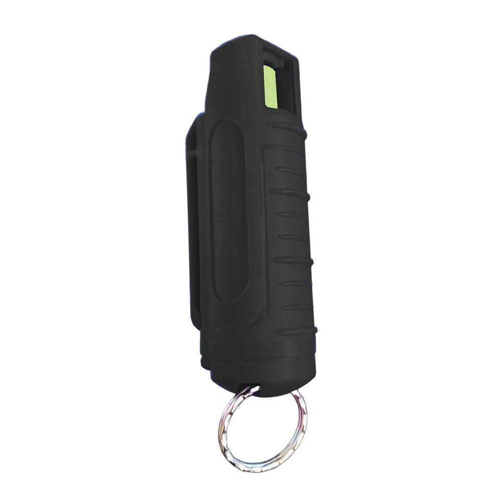 Personal Security Products 1/2 oz Blue Heat OC Pepper Spray with Key Ring and Case Black