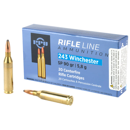 Prvi Partizan  Soft Point 90 Grain .243 Winchester 3100 fps