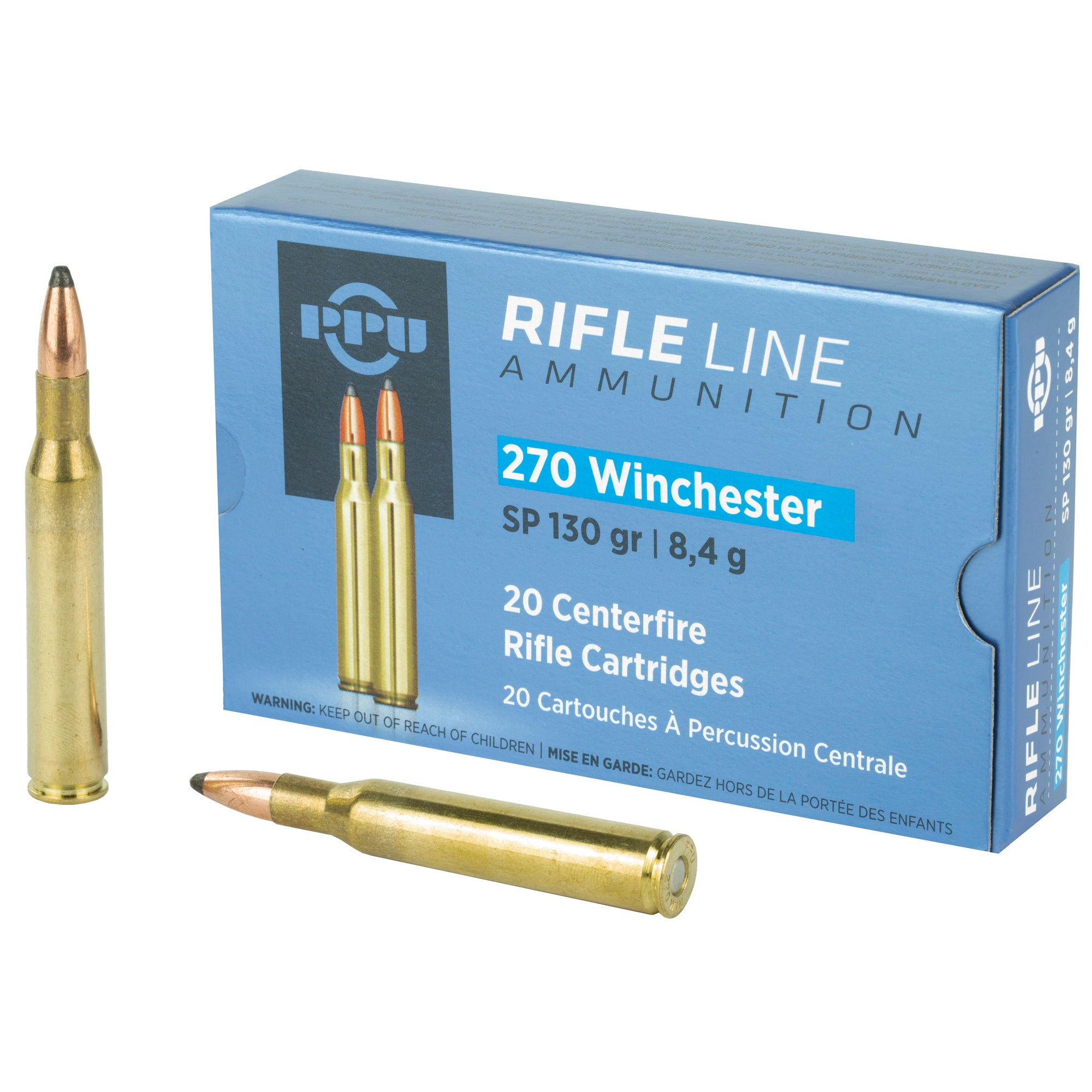 Prvi Partizan  Soft Point 130 Grain .270 Winchester 3060 fps