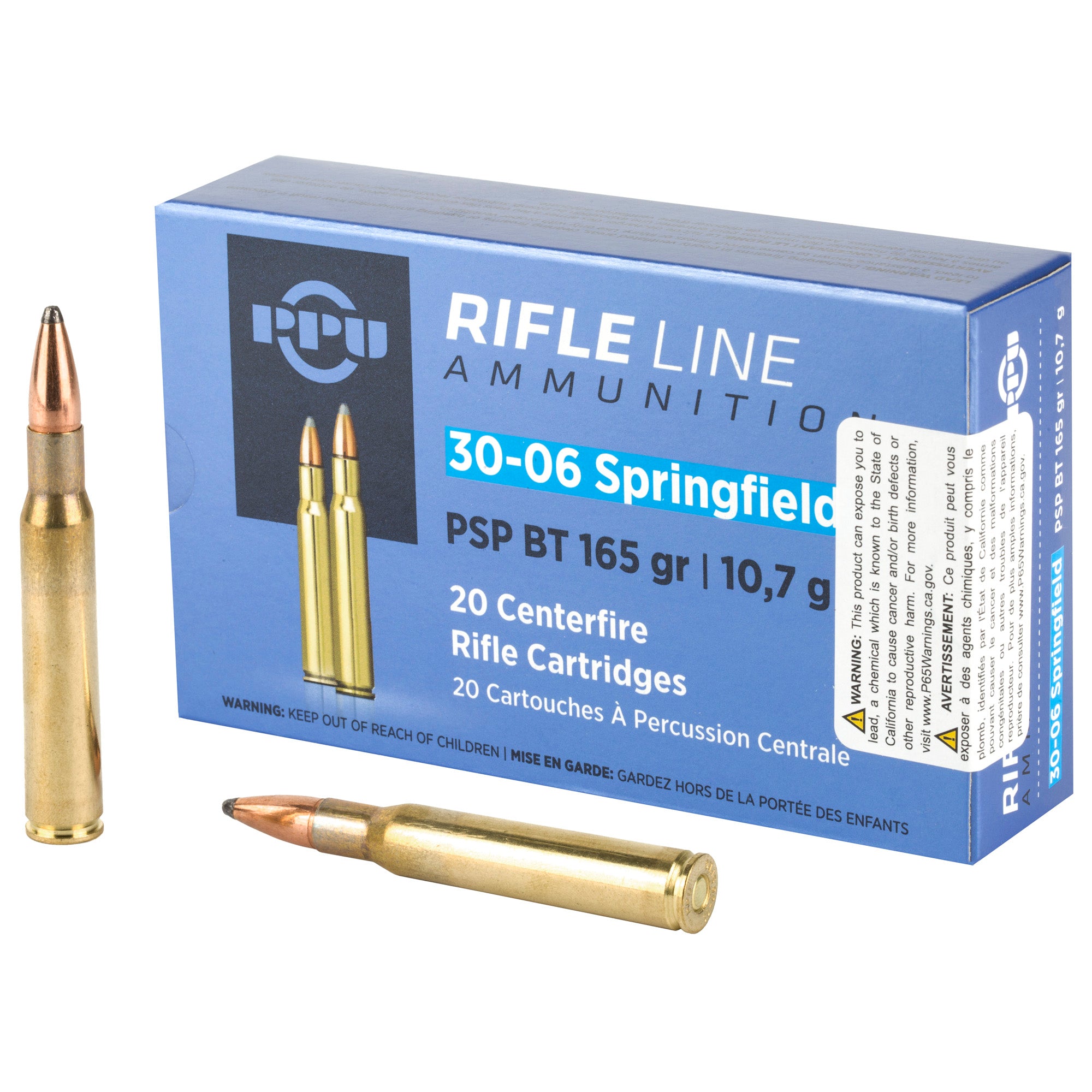 Prvi Partizan  Pointed Soft Point 165 Grain .30-06 Springfield 2800 fps