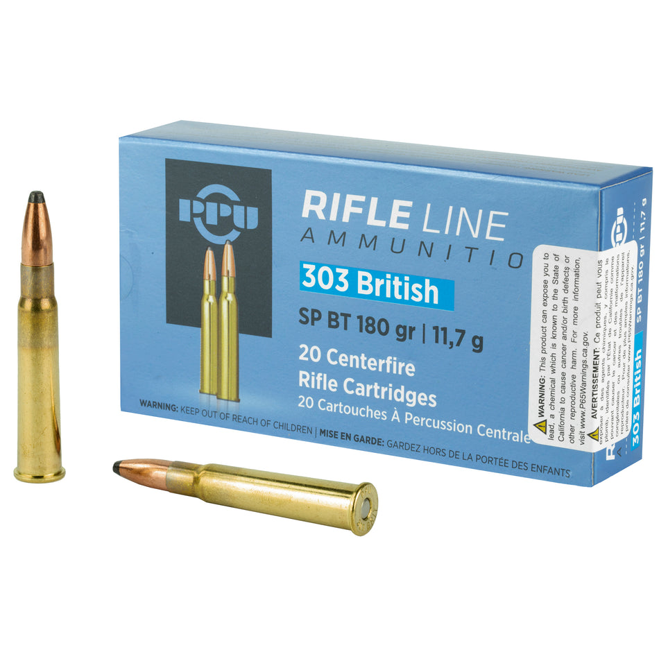 Prvi Partizan  Soft Point Boat Tail 180 Grain .303 British 2460 fps