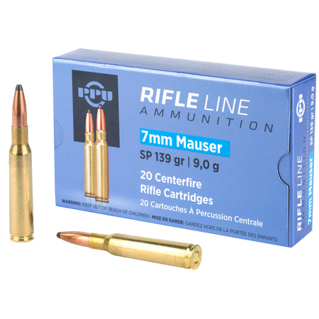 Prvi Partizan Metric Rifle Soft Point 139 Grain 7mm Mauser 2660 fps