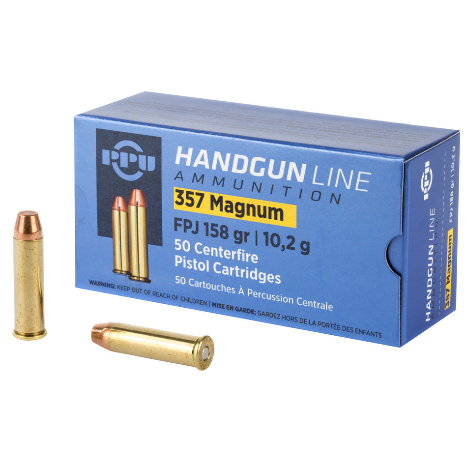 Prvi Partizan 357 Mag 158 Grain Flat Point Jacket