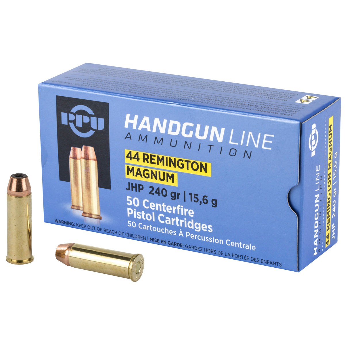 Prvi Partizan  Jacketed Hollow Point 240 Grain .44 Magnum 1541 fps