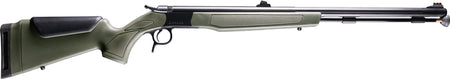CVA Optima 50 Cal 26-Inch Fiber Optic Sight Muzzleloader Black/Green