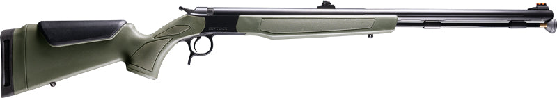 CVA Optima 50 Cal 26-Inch Fiber Optic Sight Muzzleloader Black/Green