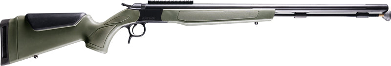 CVA Optima 50 Cal 26-Inch Muzzleloader Black/Green with Picatinny Rail