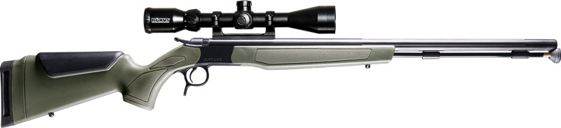 CVA Optima 50 Cal 26-Inch Muzzleloader Black/Green Includes 3-9x40 Scope