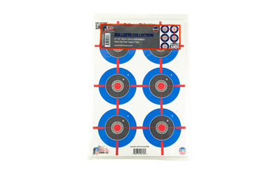 Pro-Shot SPLTR-MB-8PK Multi-Bullseye Splatter Shot Target 8 Pack, 12"x18"