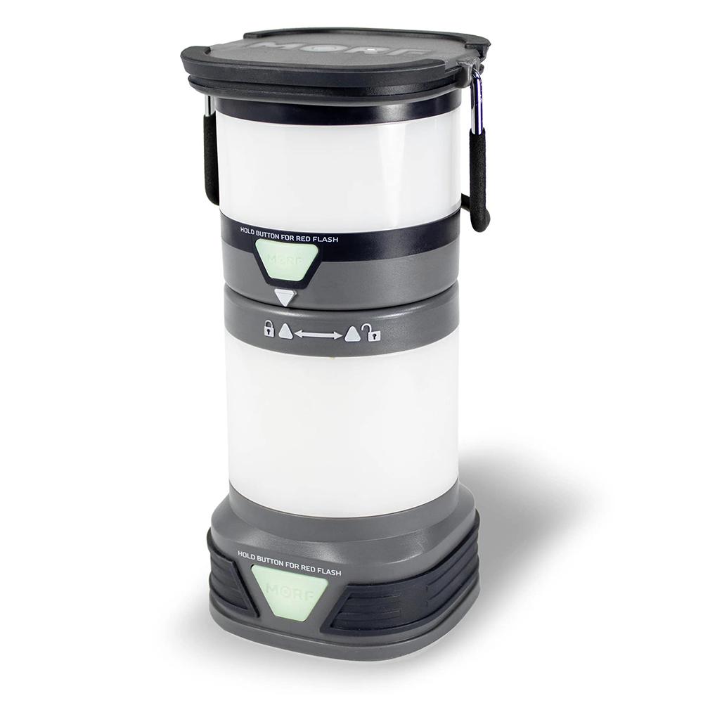 Police Security MORF Split Lantern 380 Lumen Black Dual-Mode