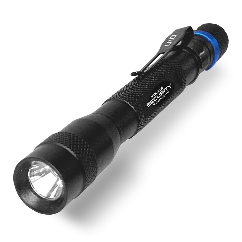 Police Security Inspector Series 50-Lumen Flashlight Black