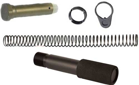 J&E Pistol Buffer Tube Kit Combo, Matte Black