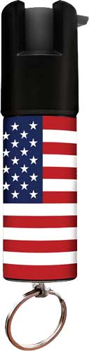 Guard Dog USA Flag Compact Keychain Pepper Spray 0.5 oz