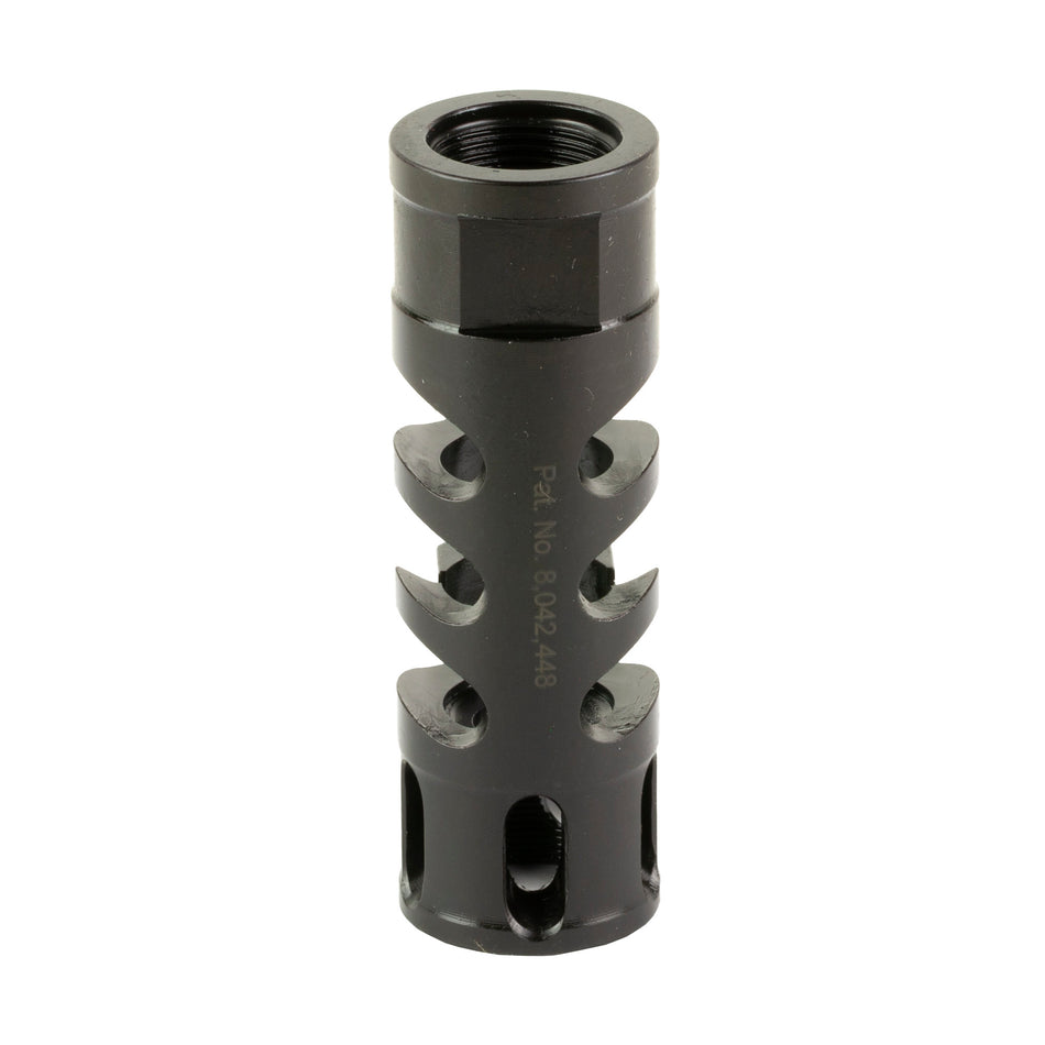 PWS CQB Flash Suppressing Compensator, 300 Blackout/7.62x39/.308, 5/8x24 Threads, Black 3CQB58C1