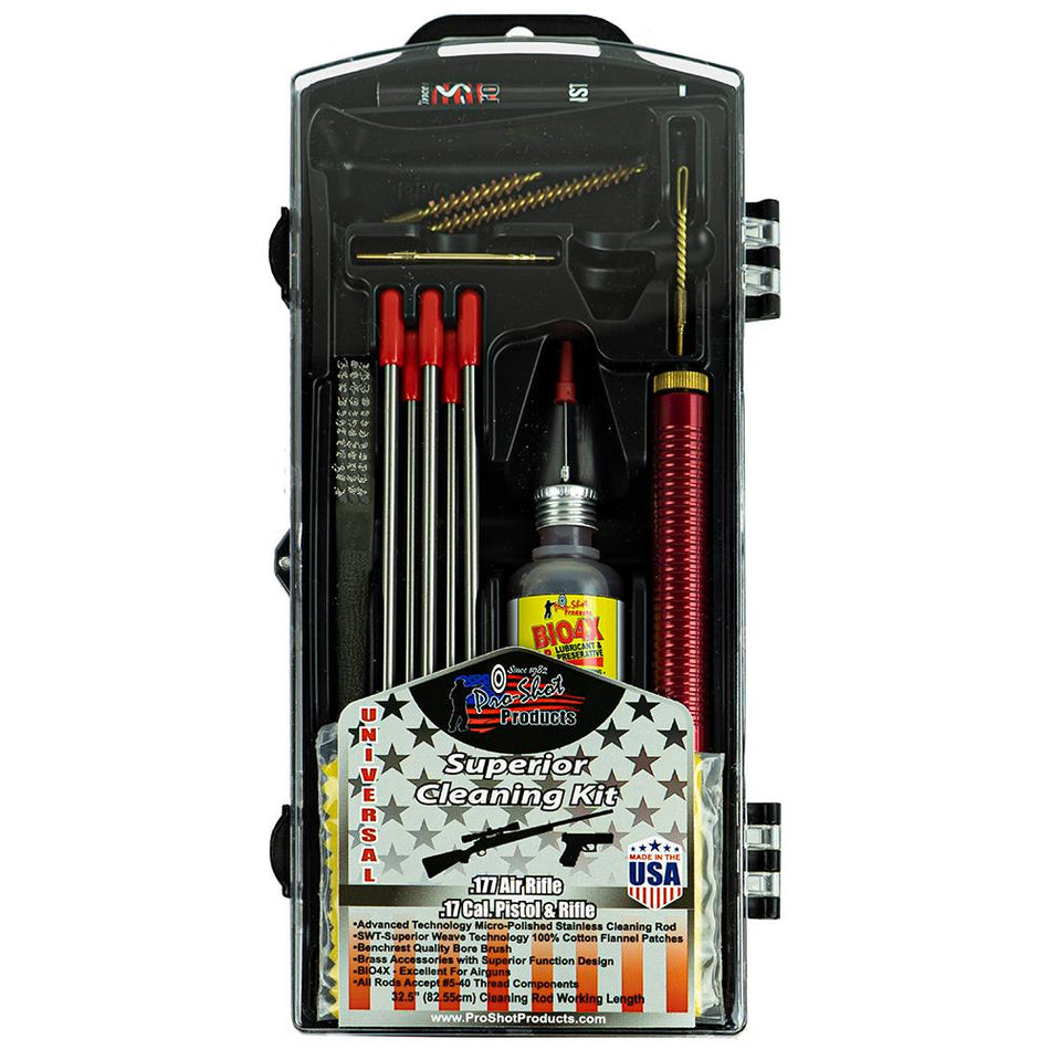 Pro-Shot .17 Cal and .177 Air Gun Multi-Section Rod Cleaning Kit