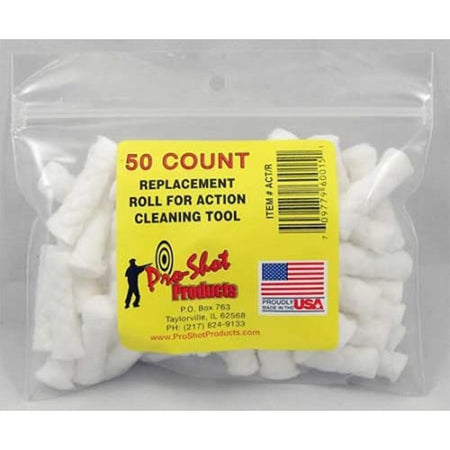 Pro-Shot Action Cleaning Tool Cotton Roll Replacement Refills 50/ct