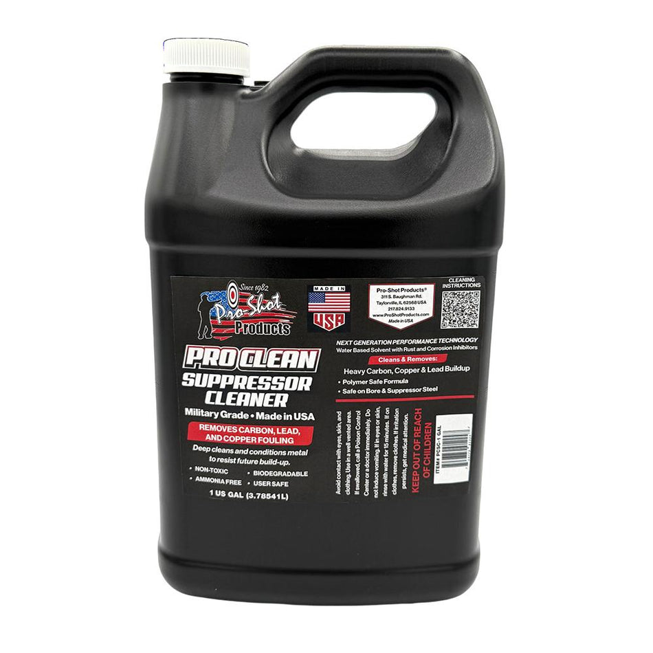 Pro-Shot Pro Clean Suppressor Cleaner 128 oz 1 Gallon User-Safe Formula