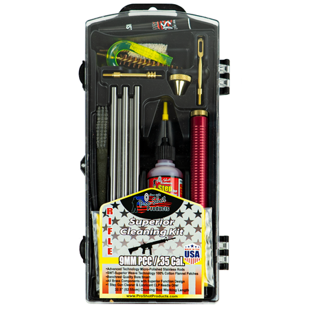 Pro-Shot 9mm PCC Complete Cleaning Kit with Brass Jag Cotton Mop and Cleaner