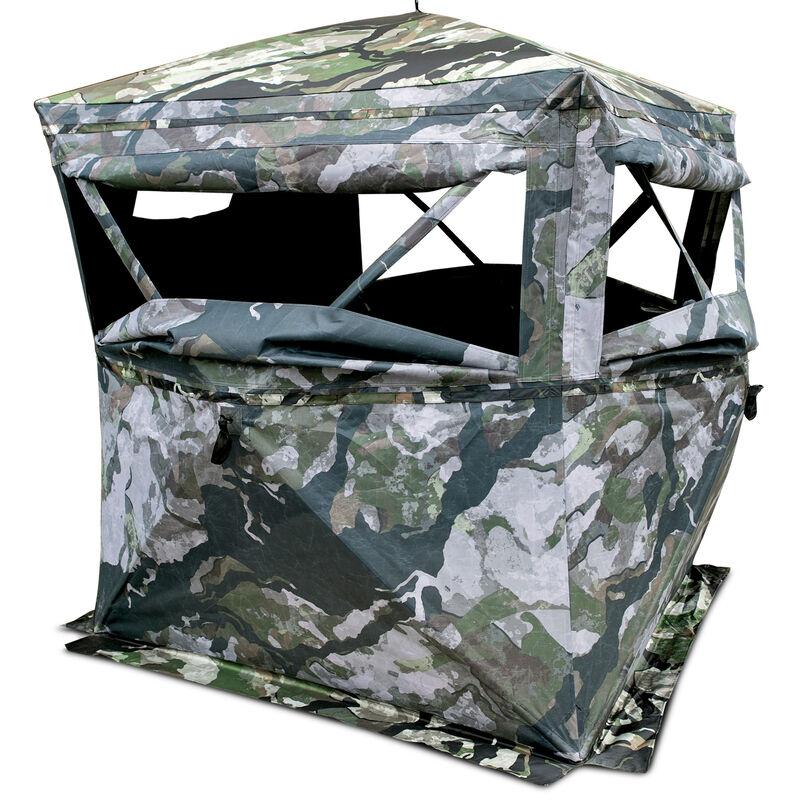Primos Full Frontal Hunting Ground Blind One-Way See-Through Mesh Veil Camo