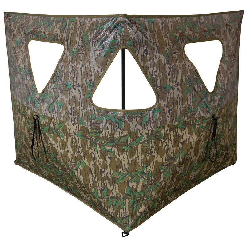 Primos Double Bull Stakeout Portable Hunting Blind in Mossy Oak Greenleaf
