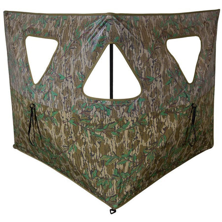 Primos Double Bull Stakeout Portable Hunting Blind in Mossy Oak Greenleaf