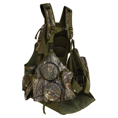 Primos Rocker Strap Vest w/ Lounge Seat Realtree Xtra Green Camo M-L