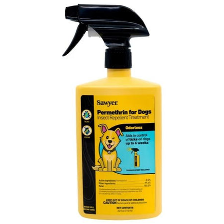 Sawyer Permethrin Tick and Flea Treatment for Dogs 24 oz Trigger Spray