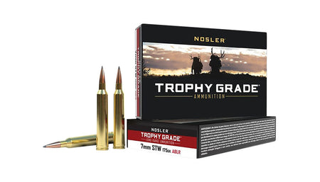 Nosler Trophy Grade 7mm STW 175 grain Nosler Spitzer AccuBond Long Range ammunition