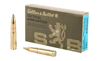 Sellier & Bellot 300 Blackout FMJ  Subsonic 200gr - Suppressor Optimized Ammunition