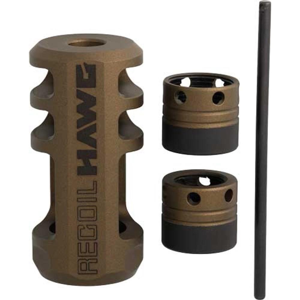 Browning Recoil Hawg Std. Multi-Caliber Muzzle Brake Smoked Bronze 5/8x24 & 1/2x28
