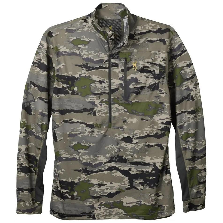 Browning Early Season Three-Quarter Zip Shirt Ovix Camo S