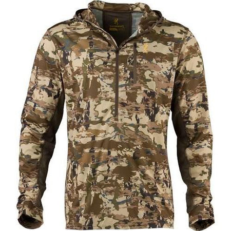 Browning Early Season Hooded Long Sleeve Shirt Auric Camo Size XL Scent Control