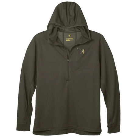 Browning Early Season Lightweight Hooded Shirt Major Brown Medium