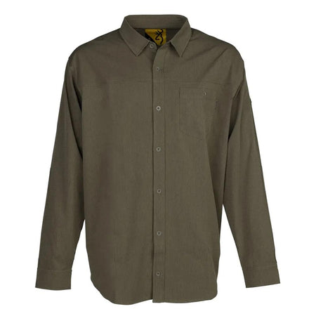 Browning Lightweight Green Long Sleeve Button-Down Field Shirt L
