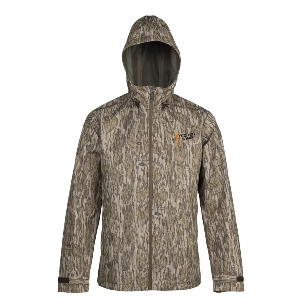 Browning XL Mossy Oak Bottomland Waterproof Rain Shell Jacket