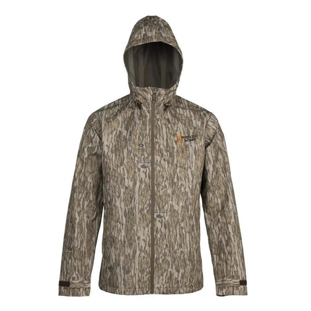 Browning XL Mossy Oak Bottomland Waterproof Rain Shell Jacket