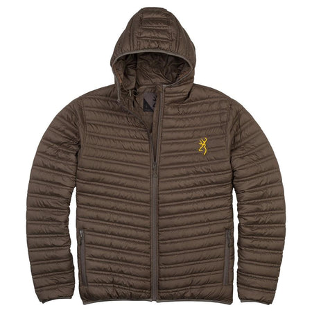 Browning Major Brown Packable Puffer Jacket with PrimaLoft Insulation S