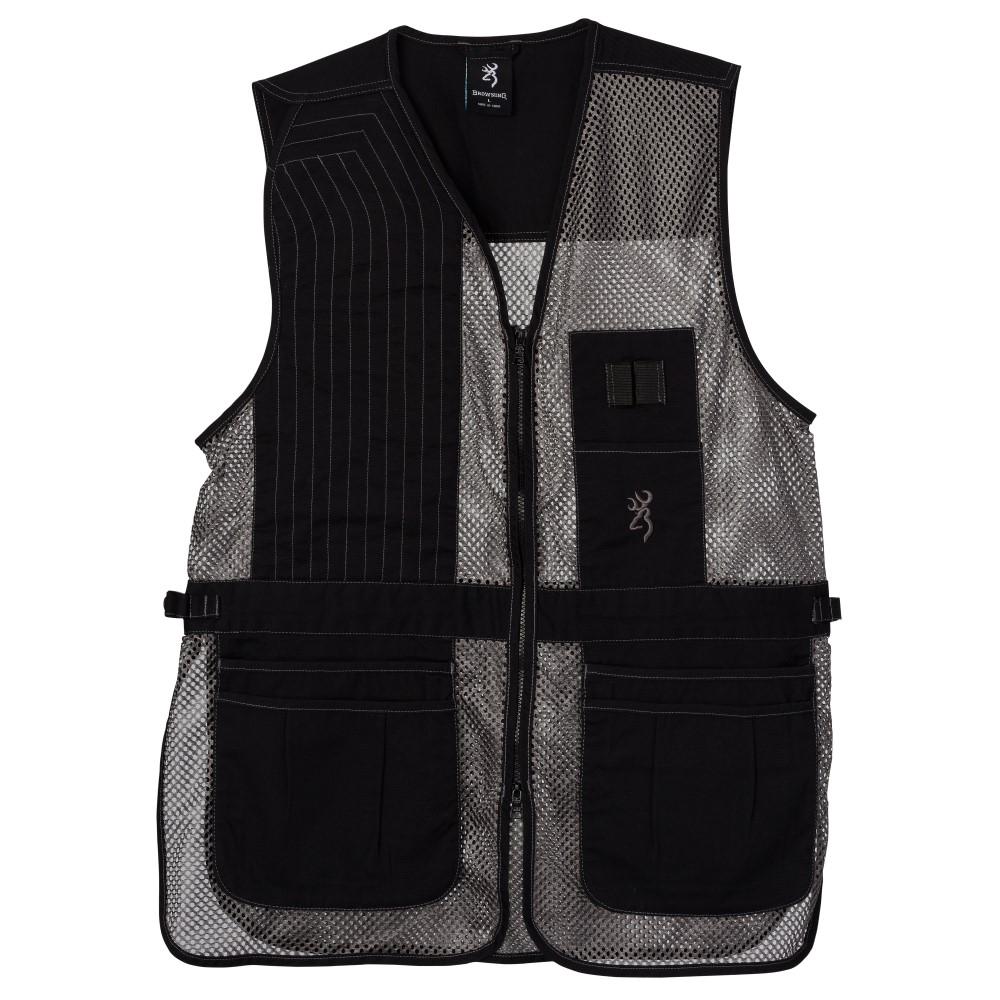 Browning Trapper Creek Ventilated Shooting Vest Grey L