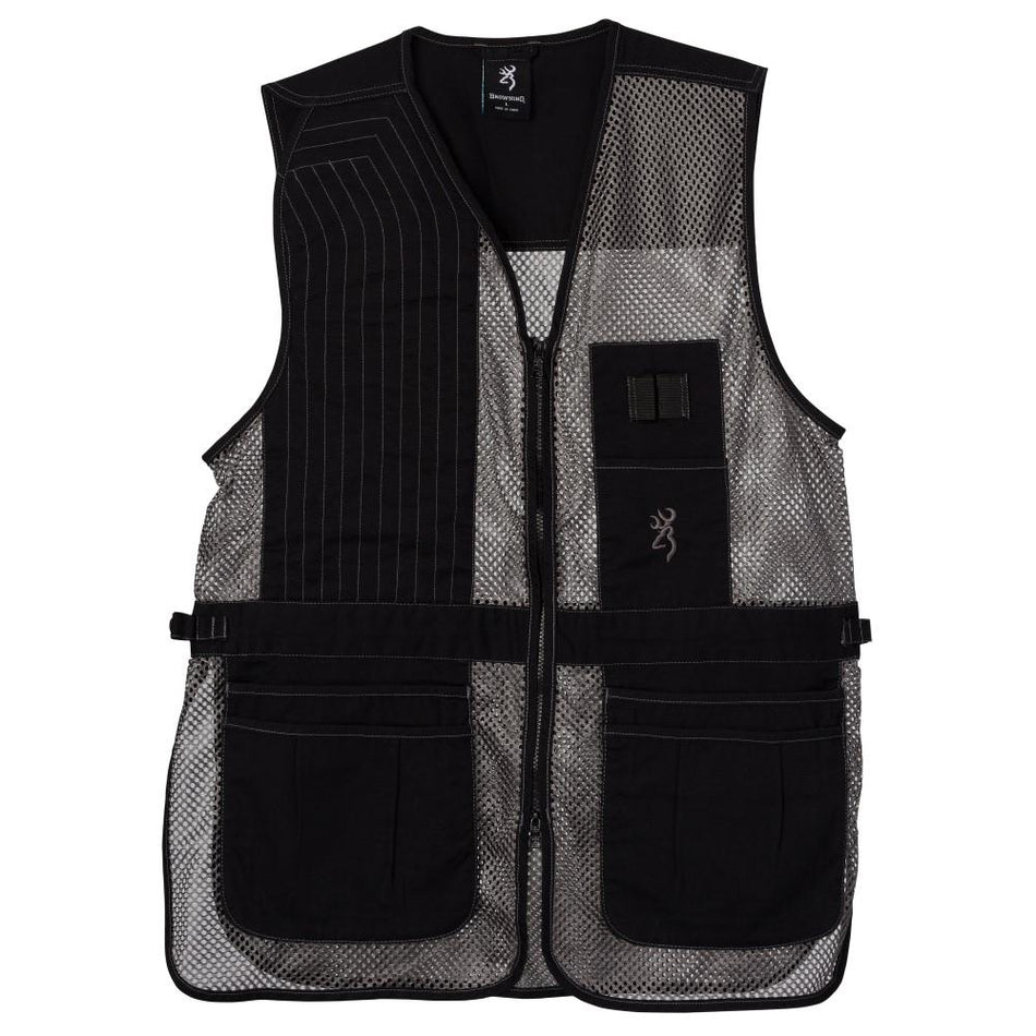 Browning Trapper Creek Ventilated Shooting Vest Grey L