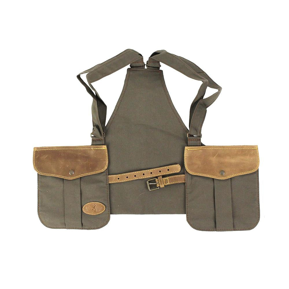 Browning Upland Hunting Canvas Vest Olive Color