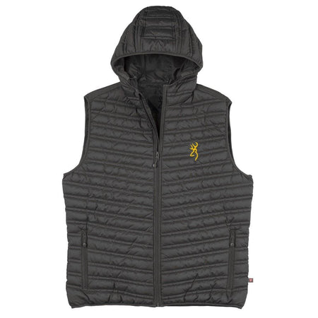 Browning Small Carbon Packable Hooded Puffer Vest