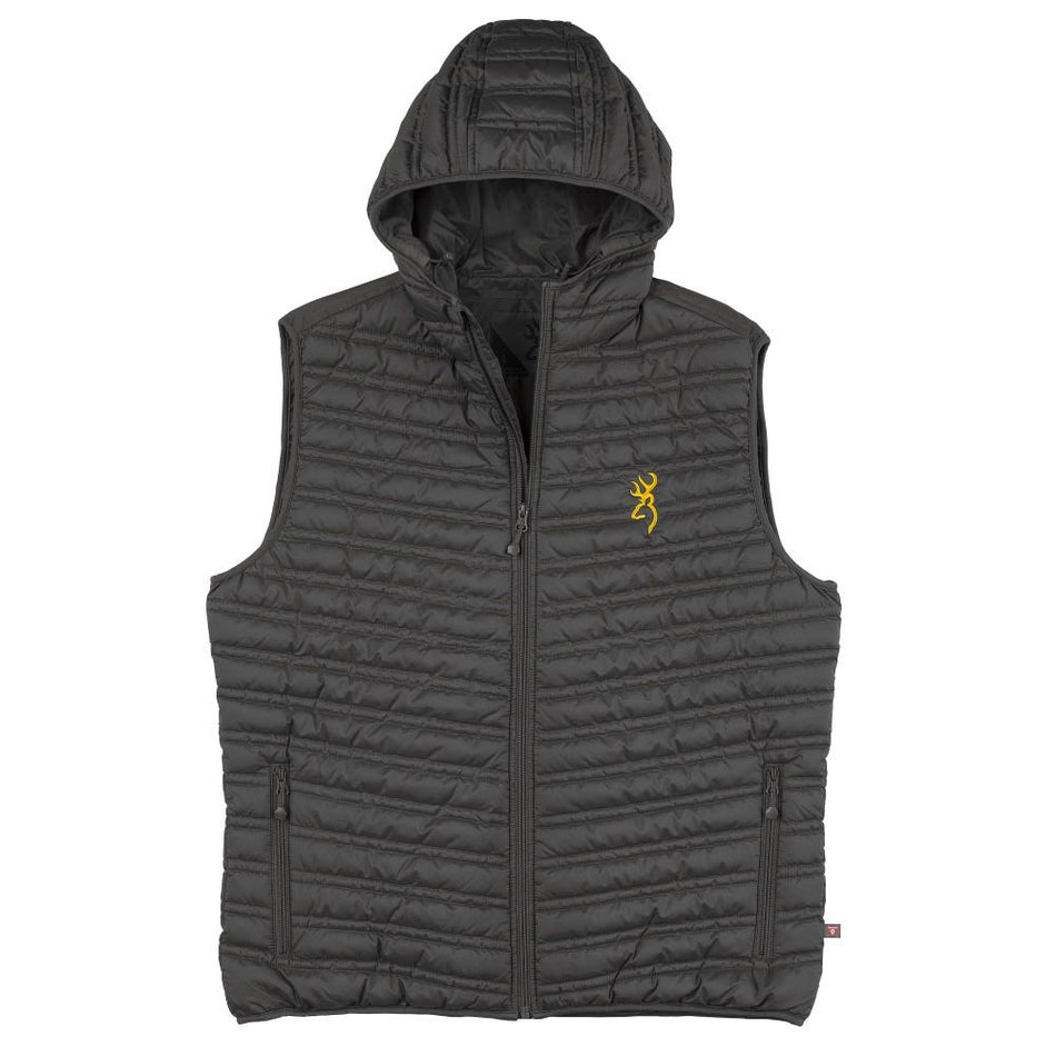 Browning Small Carbon Packable Hooded Puffer Vest